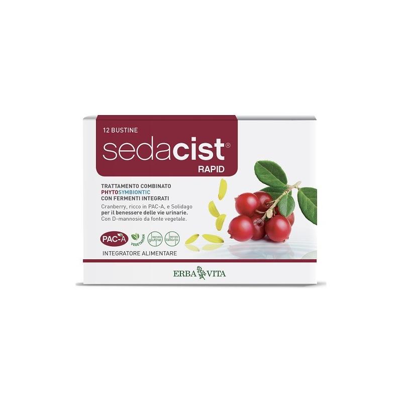 Erba Vita Sedacist Rapid 6+6 Bustine Integratore Per Apparato Urinario