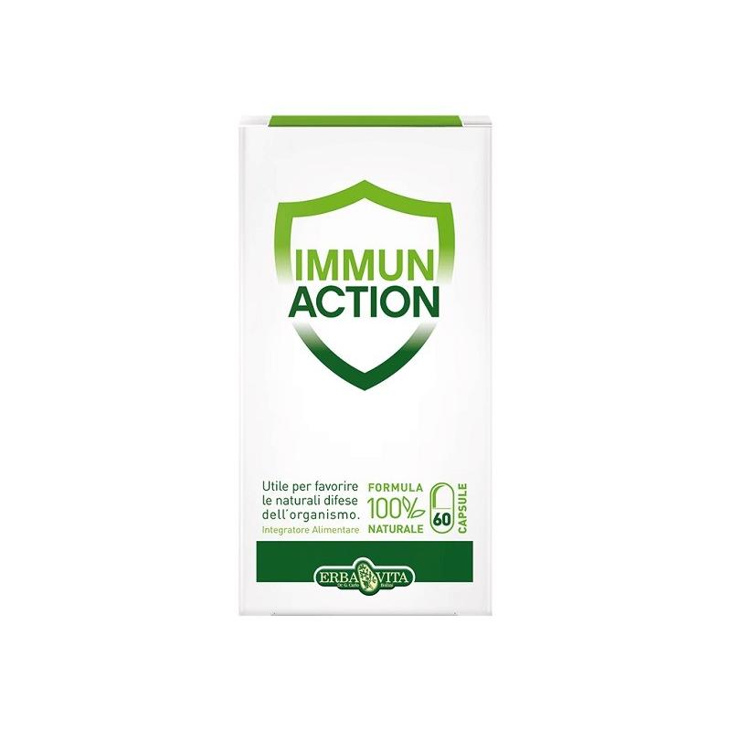 Erba Vita Immun Action Capsule Integratore Alimentare Difese Immunitarie