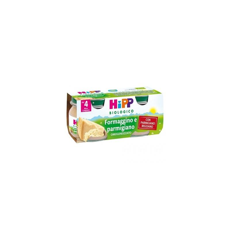 Hipp Biologico Omogeneizzati Gusto Formaggino e Parmigiano 2*80g