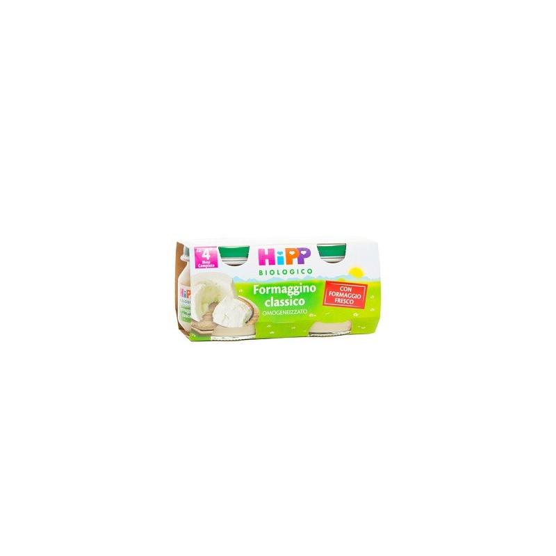 Hipp Biologico Omogeneizzati Gusto Formaggino Classico 2*80g