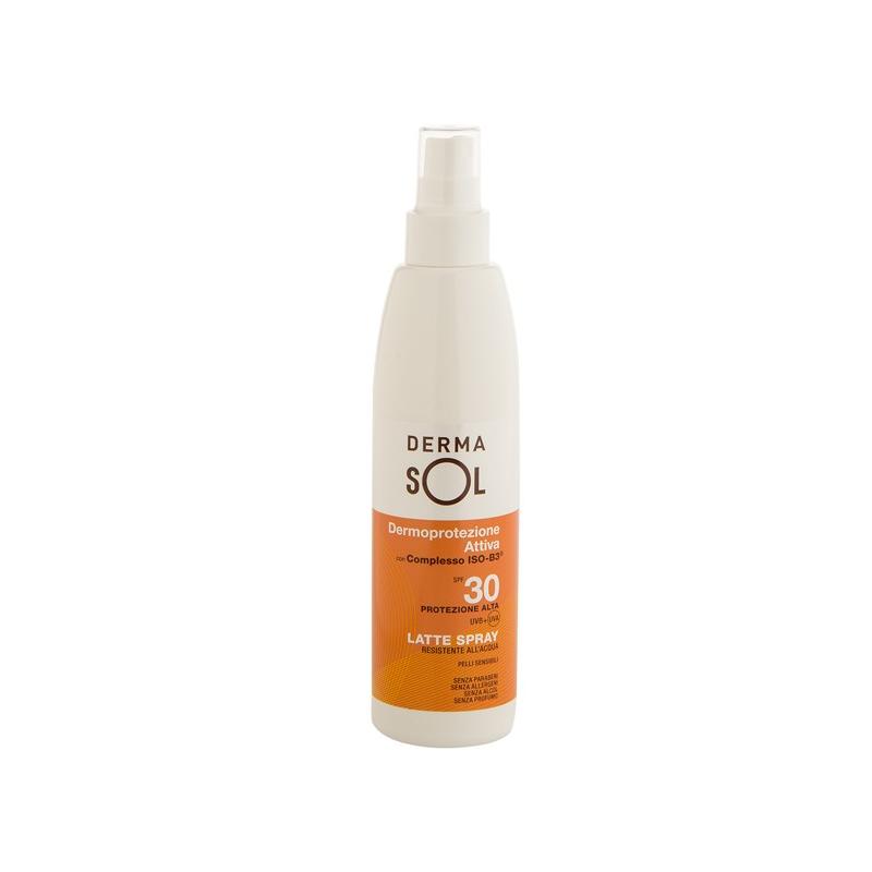 Dermasol 200 ml Latte Spray Protezione Solare SPF 50+