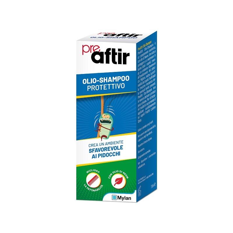 PreAftir 150 ml Olio Shampoo Anti Pidocchi e Lendini