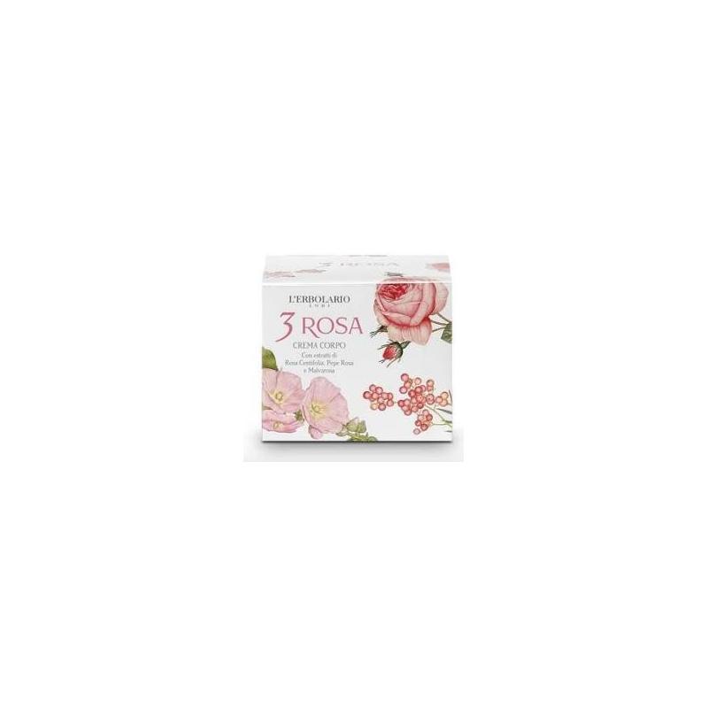 L'Erbolario 3 Rosa 200 ml Crema Corpo