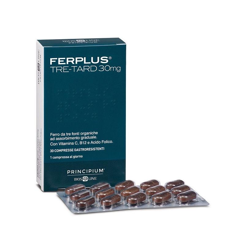 Bios Line Ferplus Tre-Tard 30mg 30 Compresse