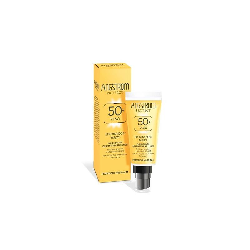 Angstrom Protect Hydraxol Matt 40 ml Fluido Solare Idratante Viso SPF 50+