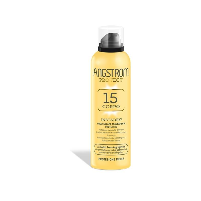 Angstrom Protect Instadry 150 ml Spray Trasparente Solare SPF 15