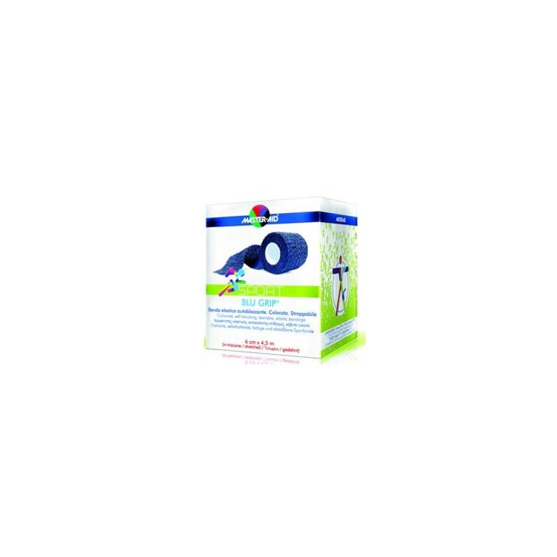 Pietrasanta Pharma Benda Elastica Autobloccante Master-aid Blugrip 6x4,5