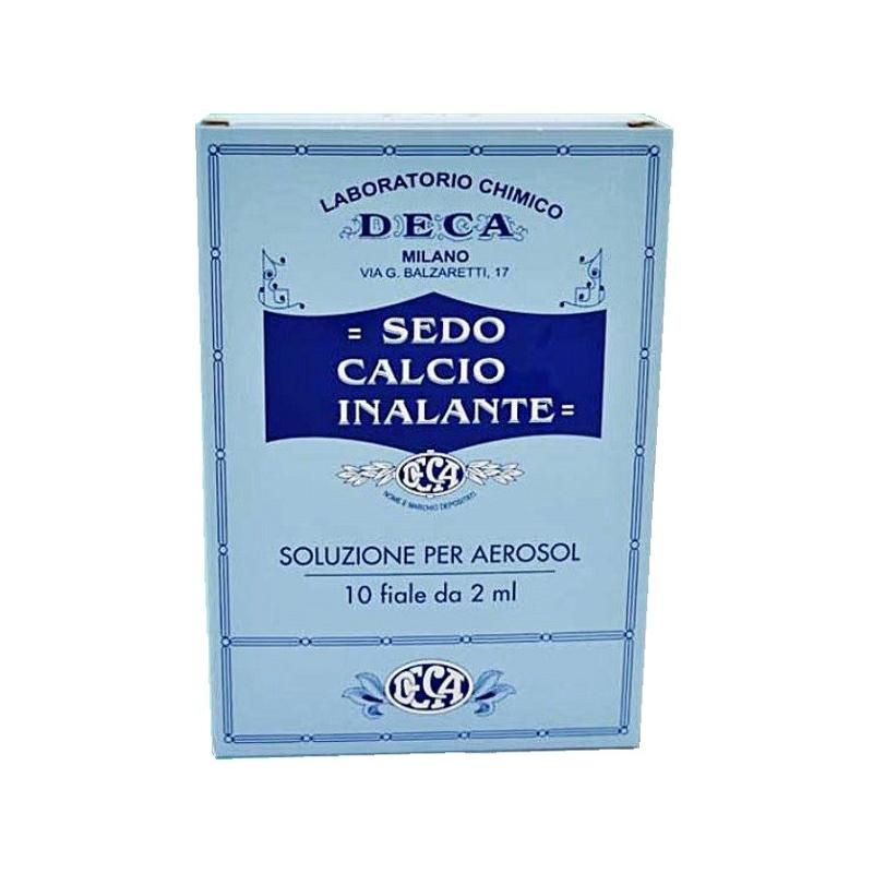 Deca Laboratorio Chimico Sedo Calcio Inalante 10 Fiale 2 Ml Per Aerosol E Doccia Nasale