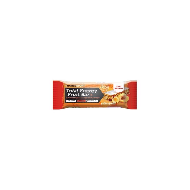 Named Total Energy Fruit Bar Yellow Barretta Energetica 35 G