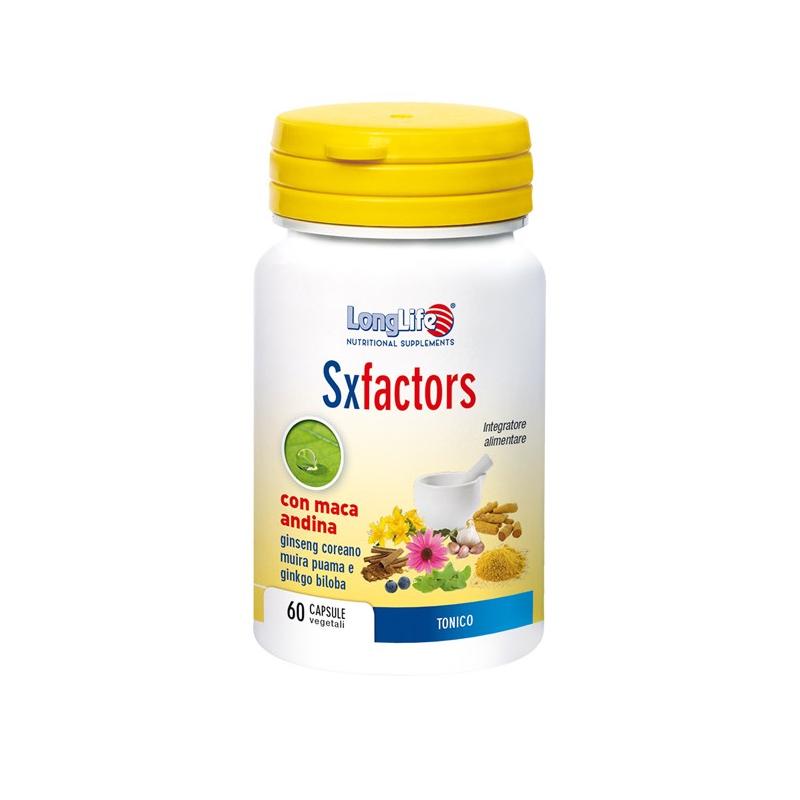 Long Life SX Factors 60 Capsule Integratore Energizzante