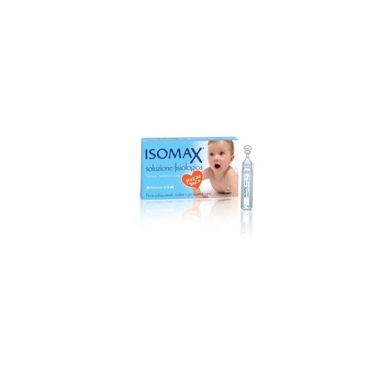 Euritalia Pharma Isomax Soluzione Fisiologica Nasale Oculare Aerosolterapia 20fl 5ml