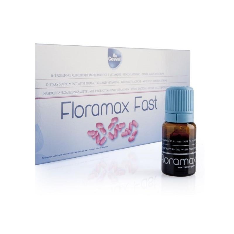 Cosval Floramax Fast 10 ml Integratore per Equilibrio Flora Intestinale