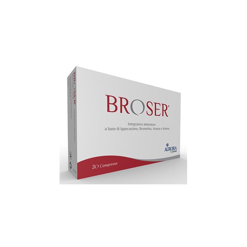 Aurora Biofarma Broser 20 Compresse Integratore Alimentare