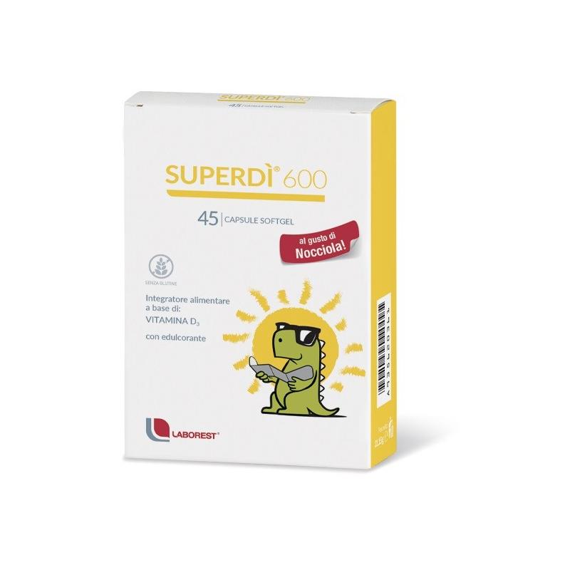 Ar Fitofarma Superdì 600 45 Capsule Integratore di Vitamina D3