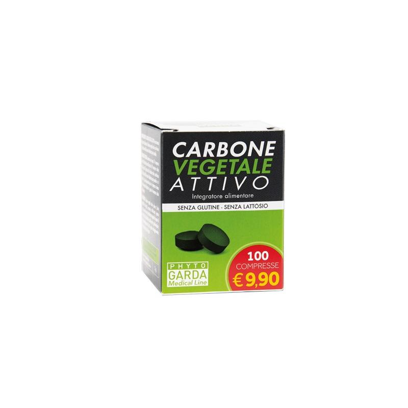 Carbone Vegetale Pg 100 Compresse