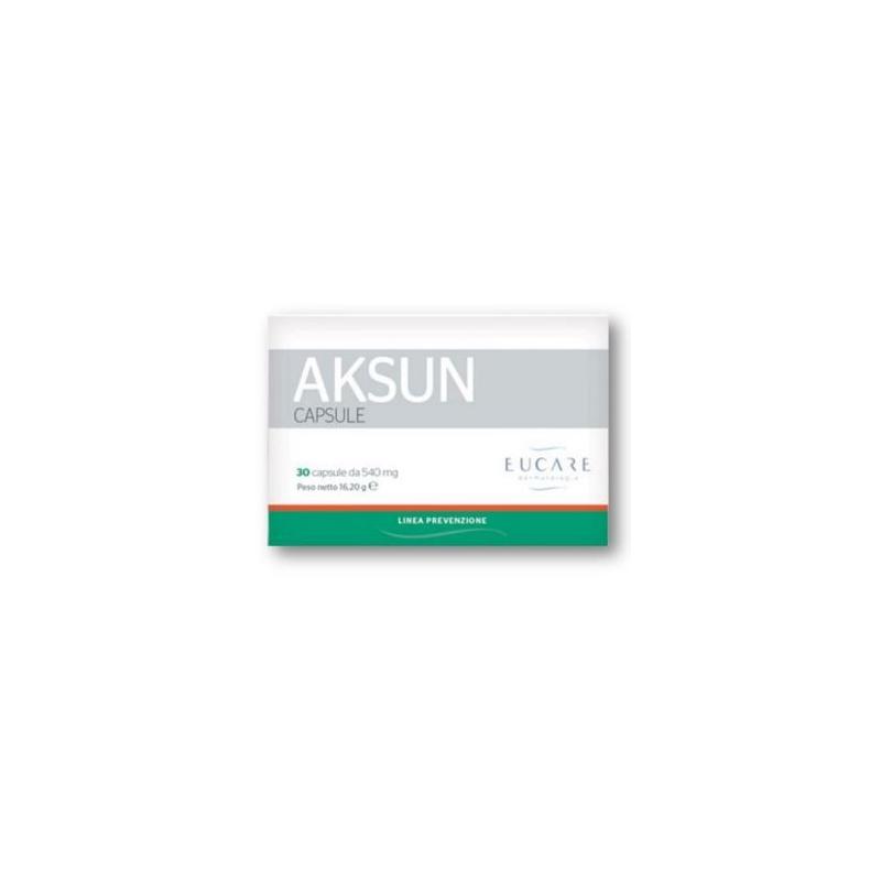 Eucare Aksun 30 Capsule Integratore Alimentare Pelle