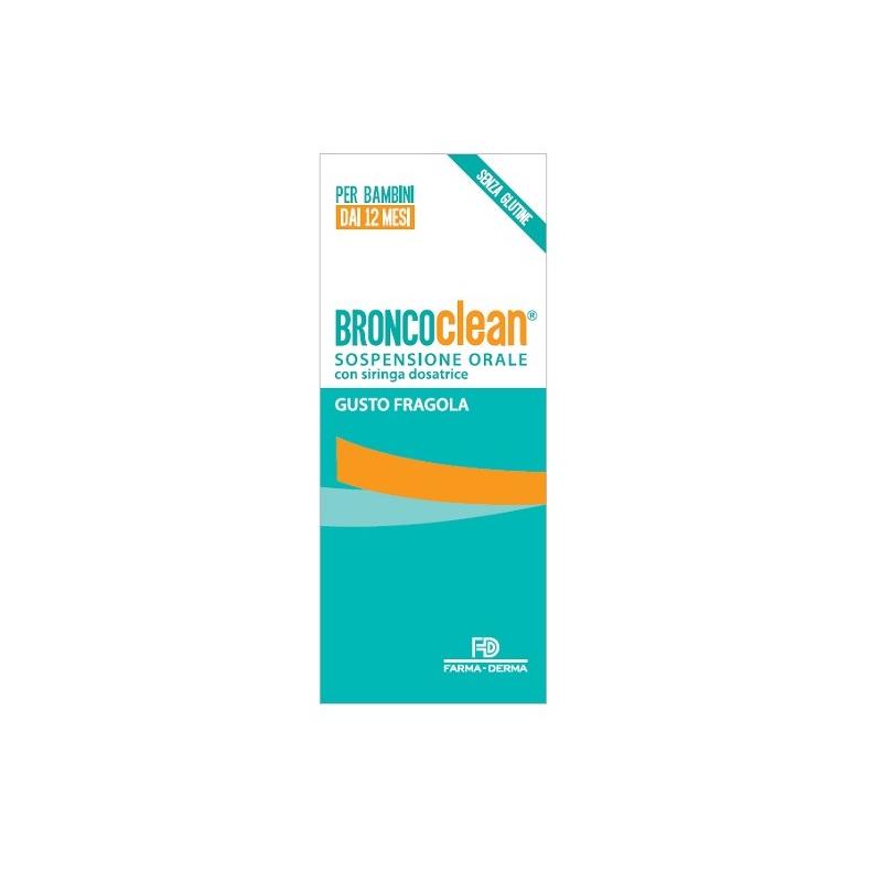 Farma-Derma Broncoclean Sospensione Orale Integratore per Vie Respiratorie 100 ml