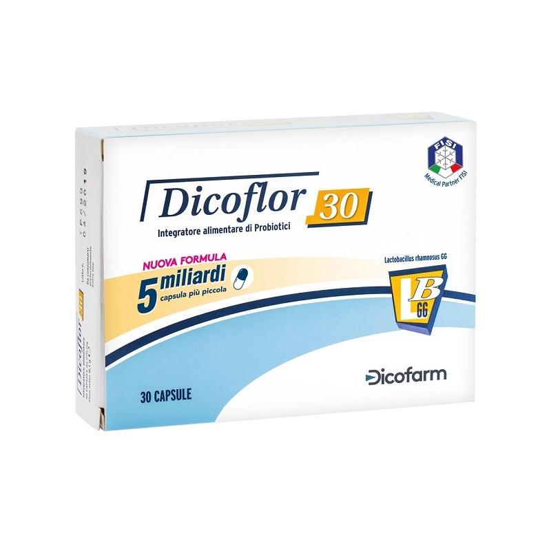 Dicofarm Dicoflor 30 30 Capsule Integratore Equilibrio Flora Batterica