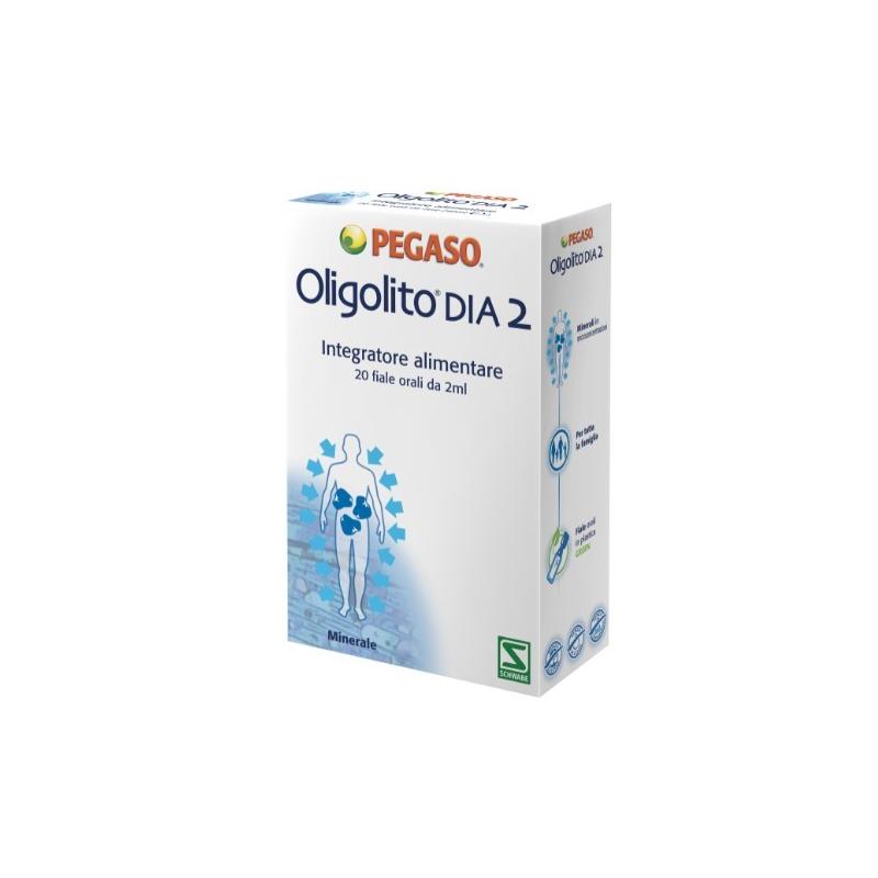 Pegaso Oligolito Dia2 preparazione alimentare 20 fiale x 2 ml