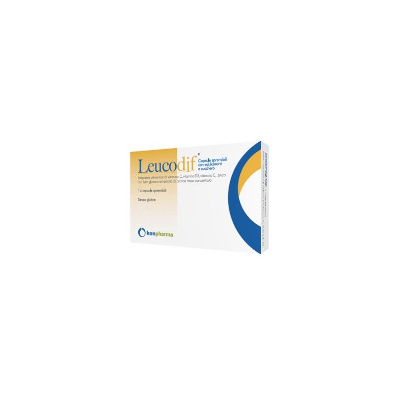 Konpharma Leucodif 14 Capsule Integratore Sistema Immunitario