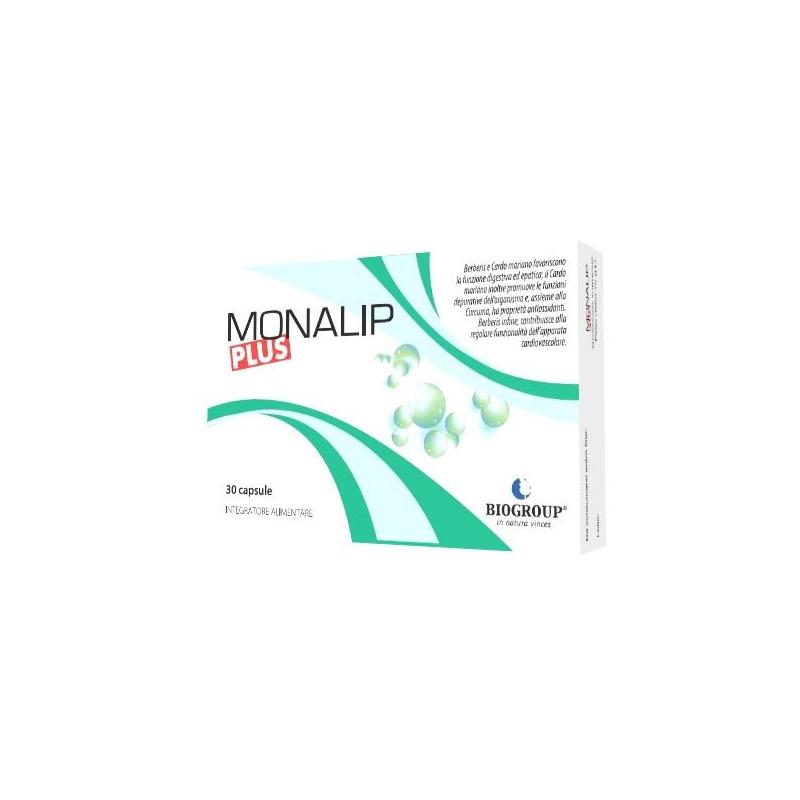 Biogroup Monalip Plus Integratore Alimentare 30 Capsule