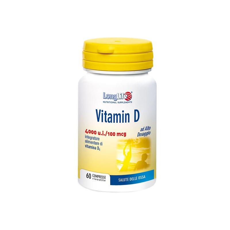 Longlife Vitamin D4000UI 60CPR