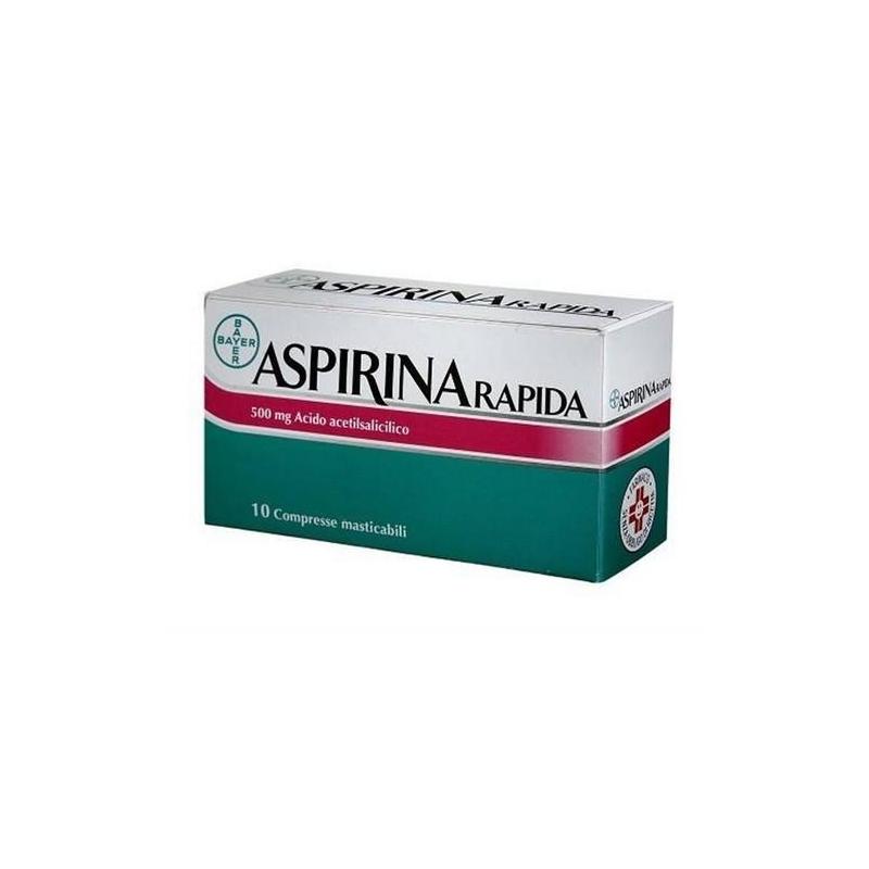 ASPIRINA*RAPIDA 10 cpr mast 500 mg