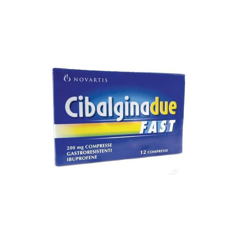 Glaxosmithkline C. Health. Cibalgina Due Fast 12 Compresse Gastrores 200 Mg