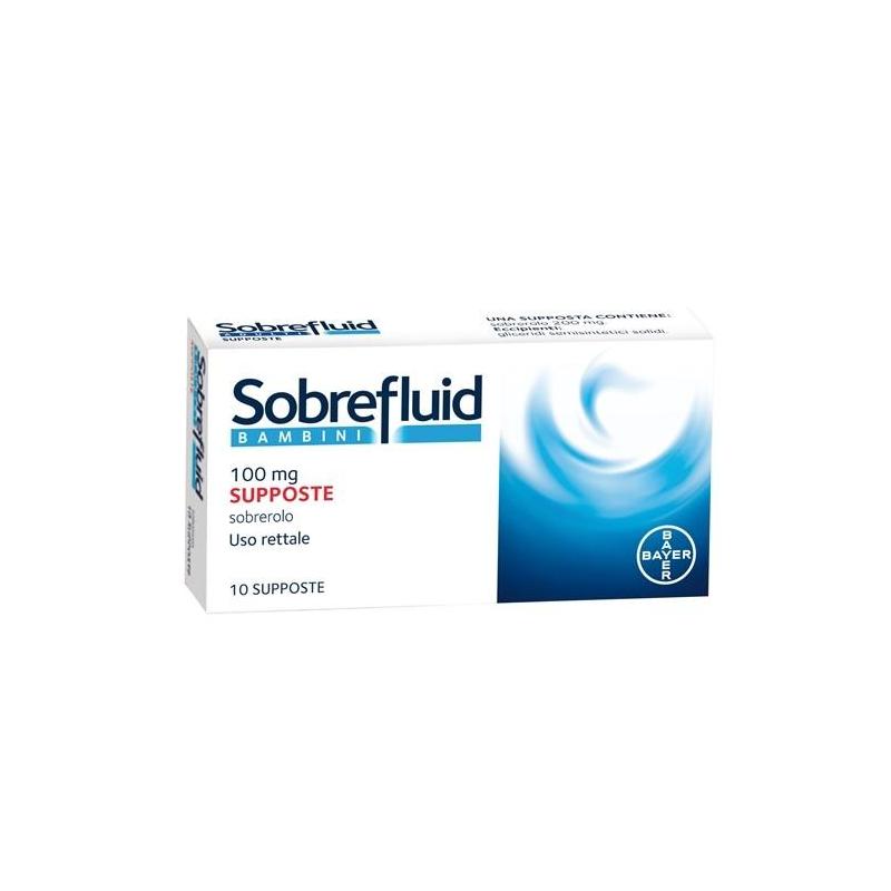 SOBREFLUID*BAMBINI 10 supp 100 mg