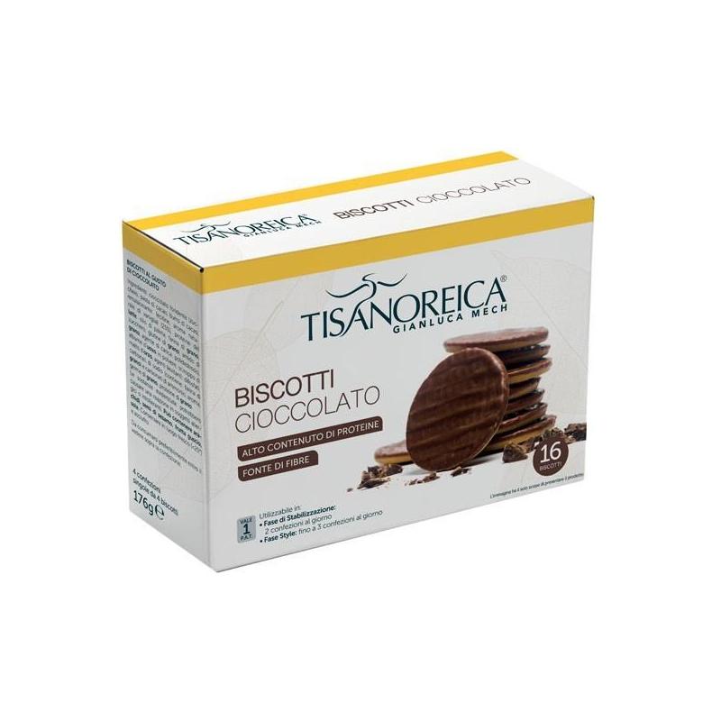 La Dieta Tisanoreica Mech 16 Biscotti X 11 G Biscotti Proteici Al Gusto Cioccolato