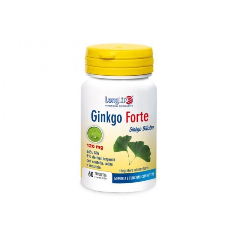 Longlife Ginkgo Forte 60 Tavolette