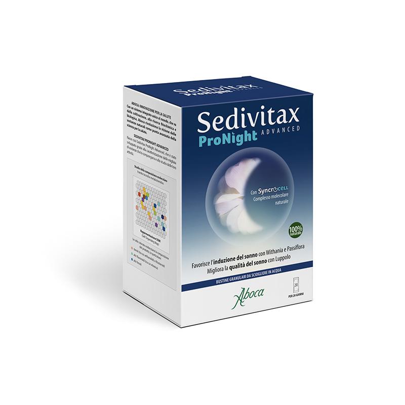 Aboca Sedivitax ProNight Advanced per la qualità del sonno 20 bustine