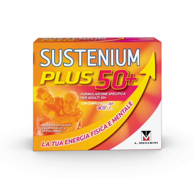 Menarini Sustenium Plus 50+ Energia Fisica e Mentale 16 Bustine