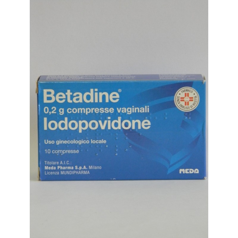 Betadine*10cpr Vag 200mg