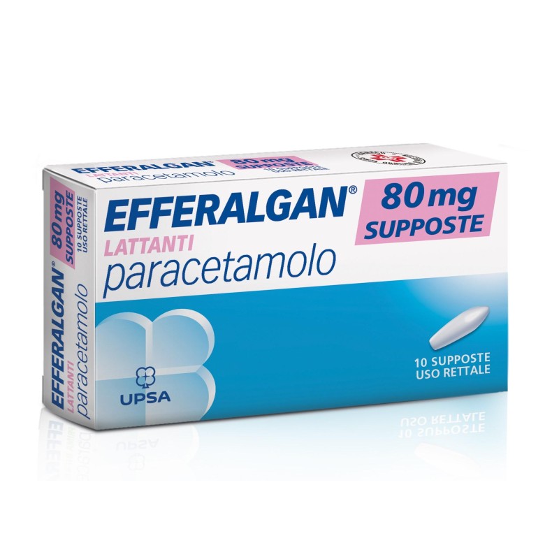 Efferalgan*10supp 80mg