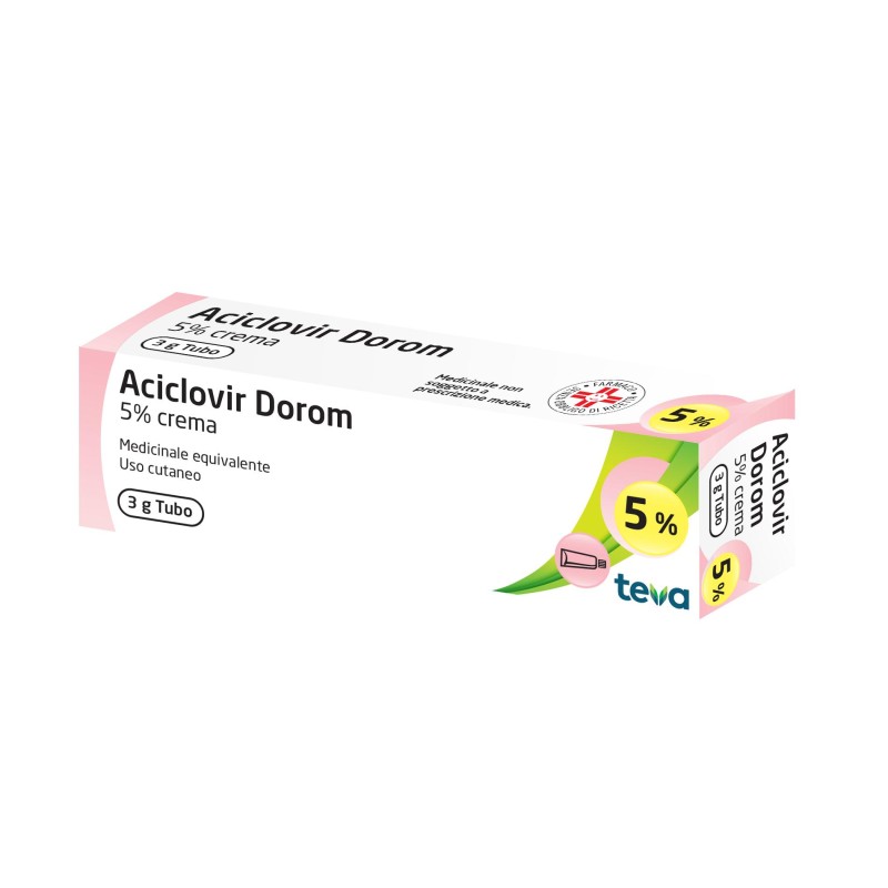 Aciclovir Dorom*crema 3g 5%