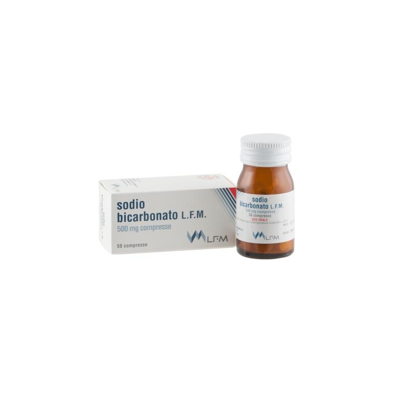 Sodio Bicarb*50cpr 500mg Fl