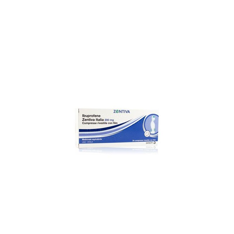 Ibuprofene Zent It*24cpr 200mg