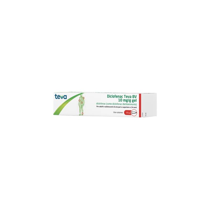 Diclofenac Teva*gel 60g 10mg/g