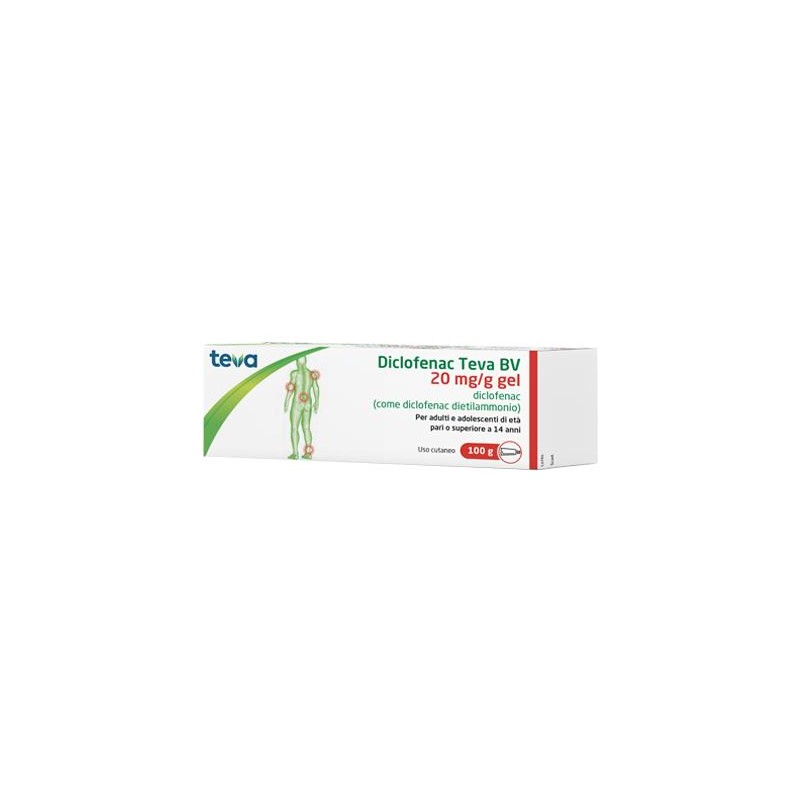 Diclofenac Teva*gel100g 20mg/g