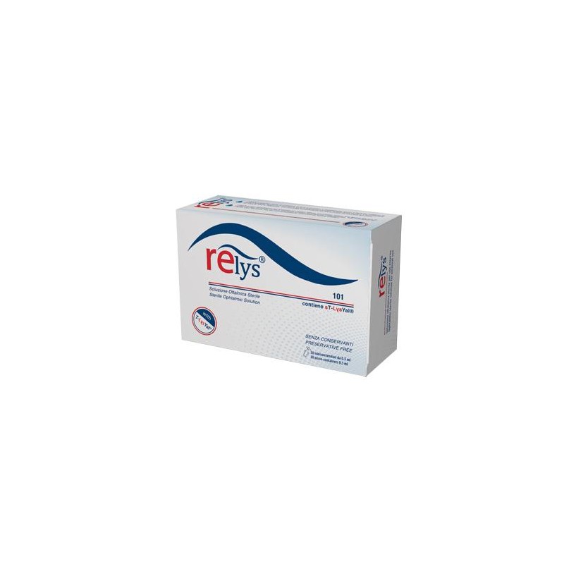 Relys Monodose Soluzione Oftalmica 30 Minicontenitori Da 0,5 Ml Senza Conservanti