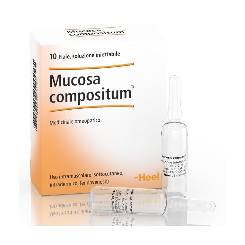 HEEL MUCOSA COMPOSITUM 10 FIALE DA 2,2 ML L'UNA