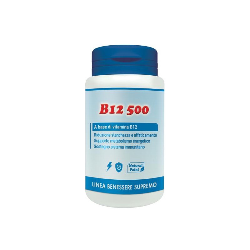 B12 500 Cianocobalamina 100 Capsule Vegetali