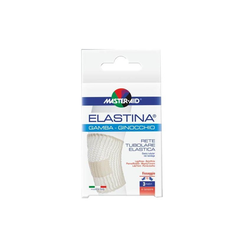 Rete Tubolare Elastica Ipoallergenica Master-aid Elastina Gamba/ginocchio 3 Mt In Tensione Calibro 5 Cm