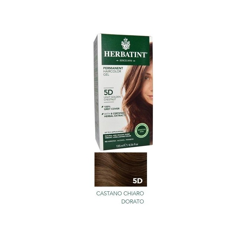 Herbatint 5d Castano Chiaro Dorato 150 Ml