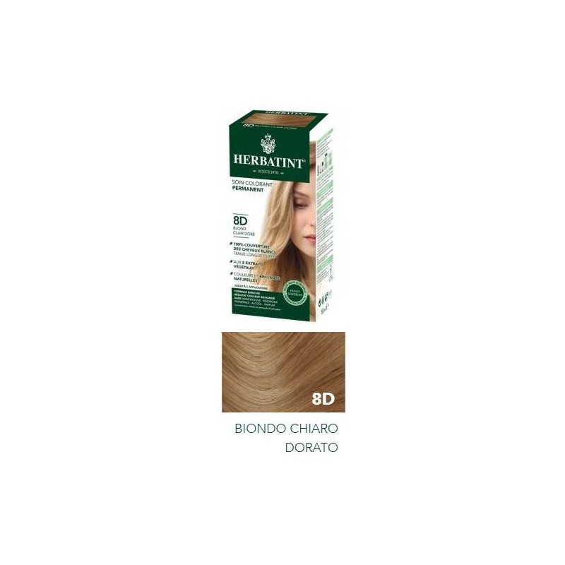 Herbatint 8d Biondo Chiaro Dorato 150 Ml