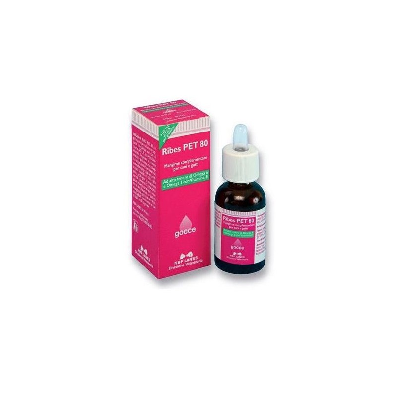 Ribes Pet 80 Gocce Olio 25 Ml Con Contagocce