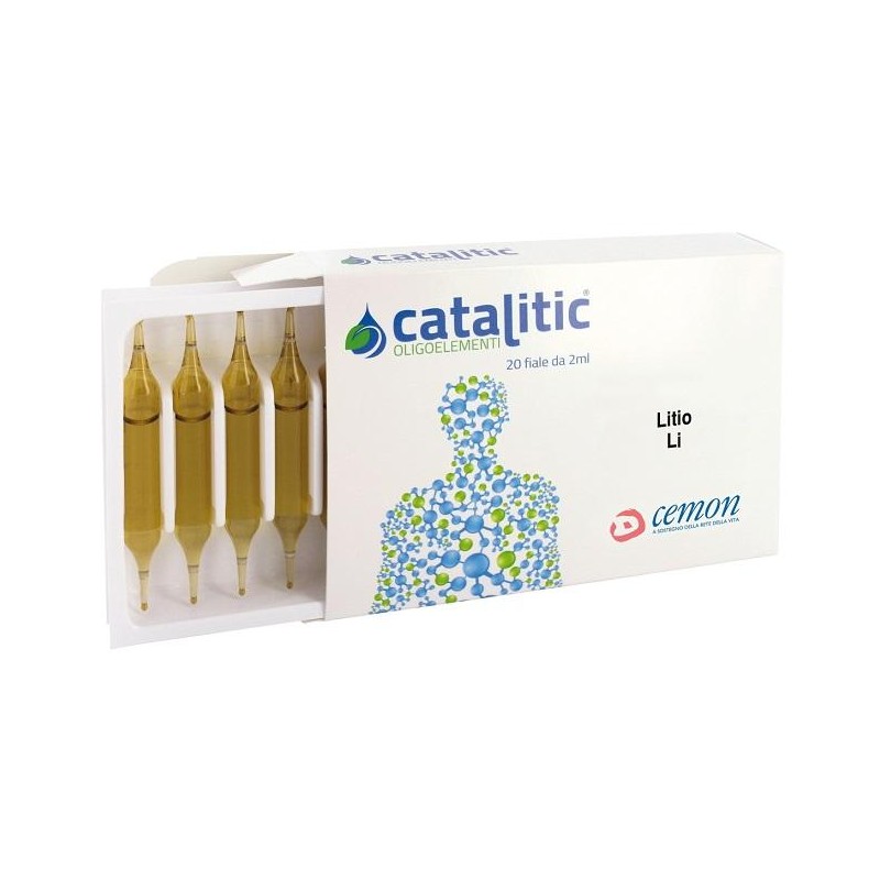 Catalitic Oligoelementi Litio Li 20 Fiale 2 Ml