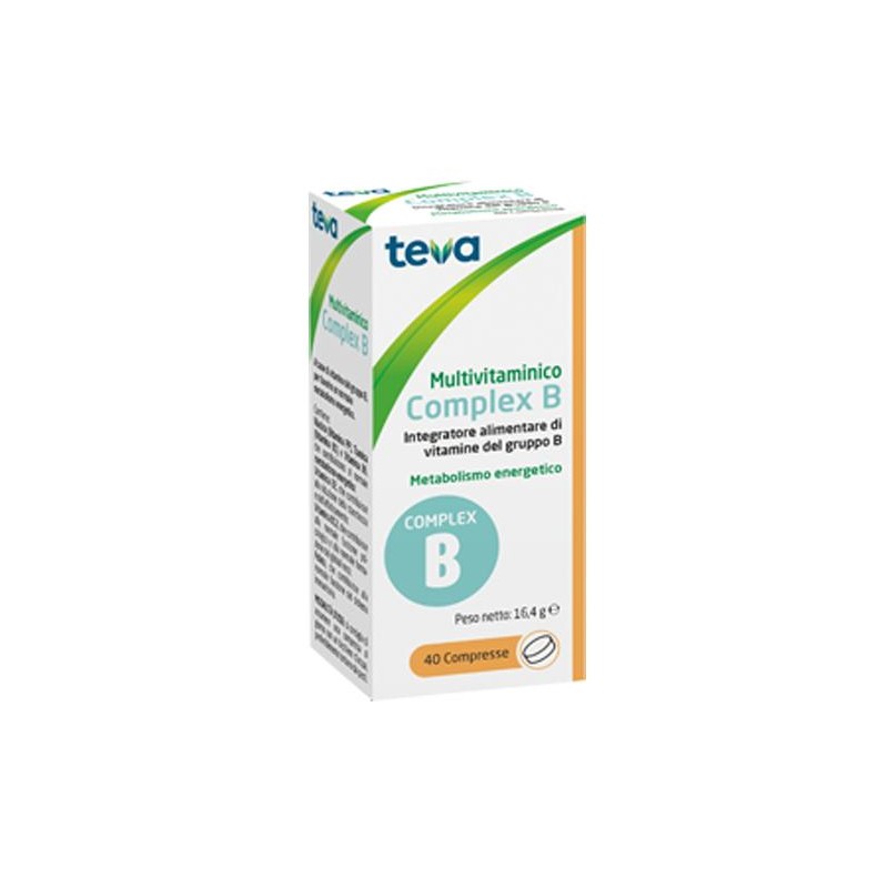 Multivitaminico Complex B Teva 40 Compresse 16,4 G