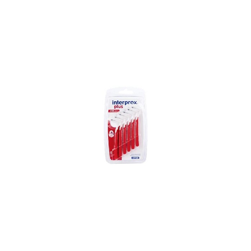 INTERPROX PLUS MINICONICO ROSSO 6 PEZZI